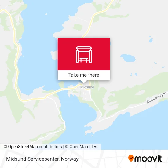 Midsund Servicesenter map