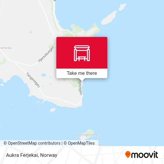 Aukra Ferjekai map