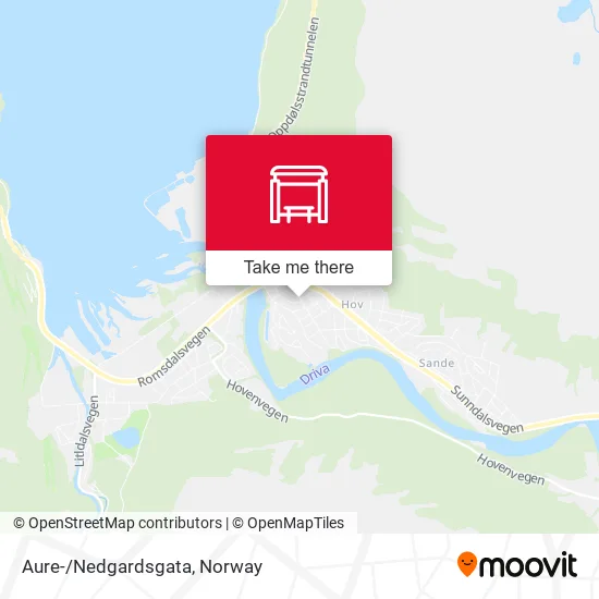 Aure-/Nedgardsgata map