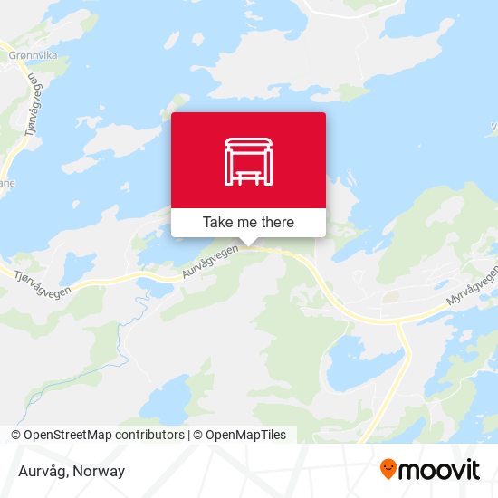 Aurvåg map