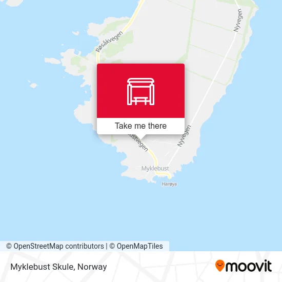 Myklebust Skule map
