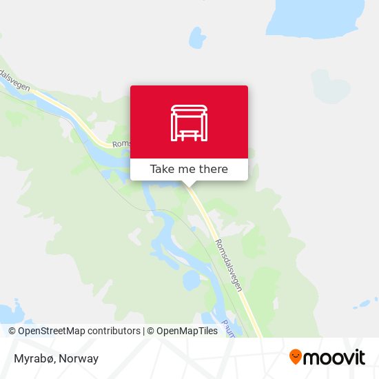 Myrabø map