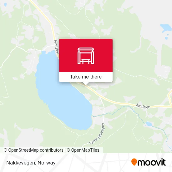 Nakkevegen map
