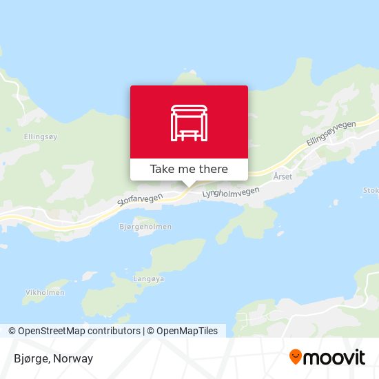 Bjørge map