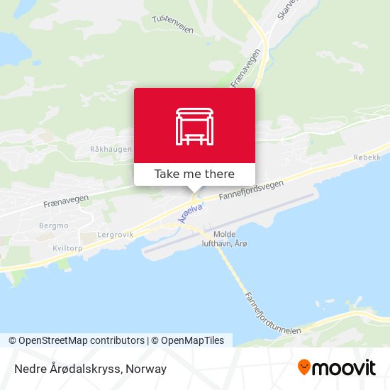 Nedre Årødalskryss map