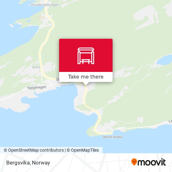 Bergsvika map