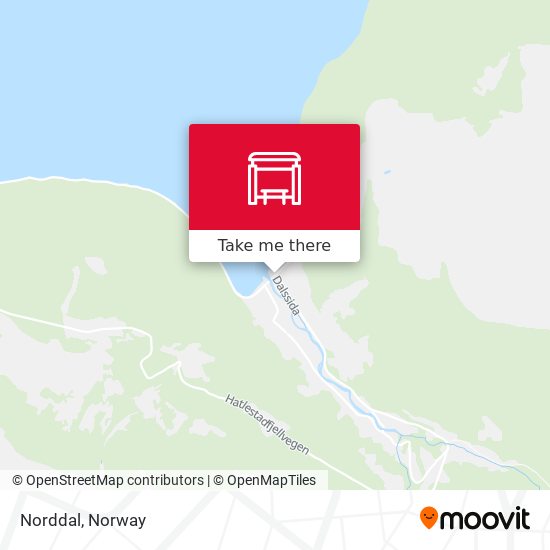 Norddal map