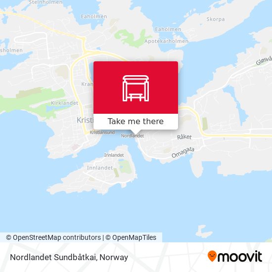 Nordlandet Sundbåtkai map