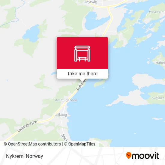 Nykrem map