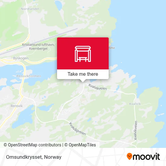 Omsundkrysset map