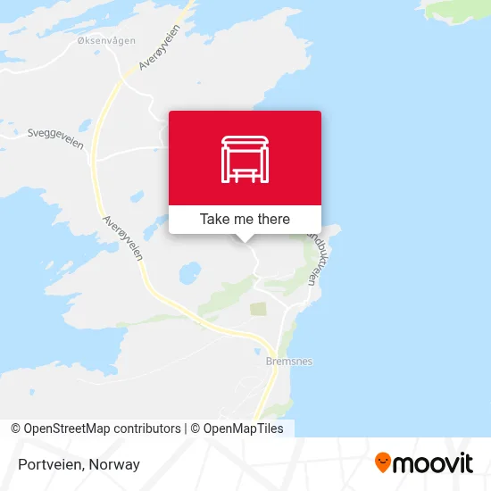 Portveien map