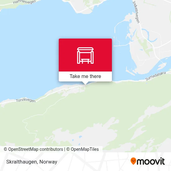 Skralthaugen map