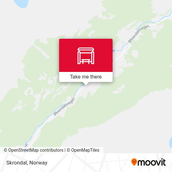 Skrondal map