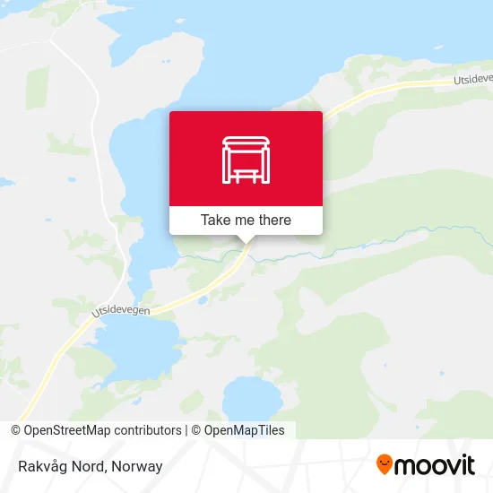 Rakvåg Nord map