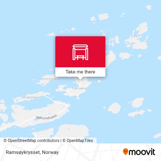 Ramsøykrysset map