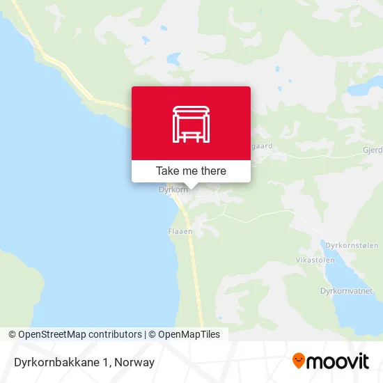 Dyrkornbakkane 1 map