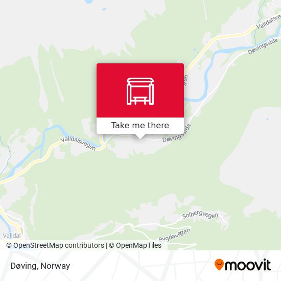 Døving map