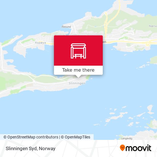 Slinningen Syd map