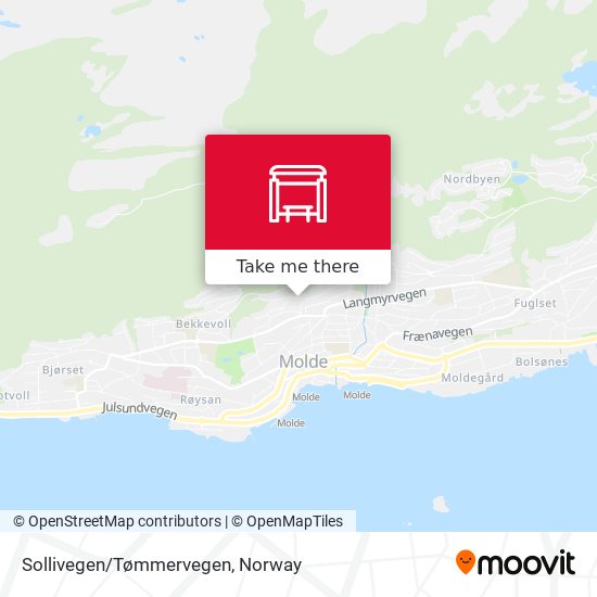 Sollivegen/Tømmervegen map