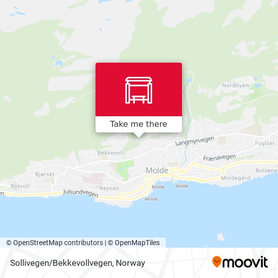 Sollivegen/Bekkevollvegen map