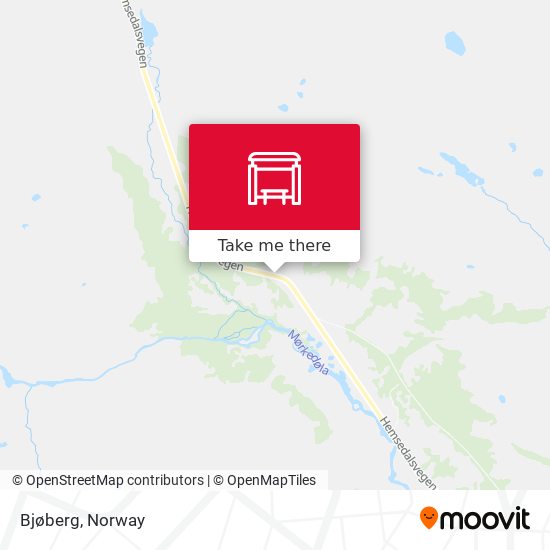 Bjøberg map