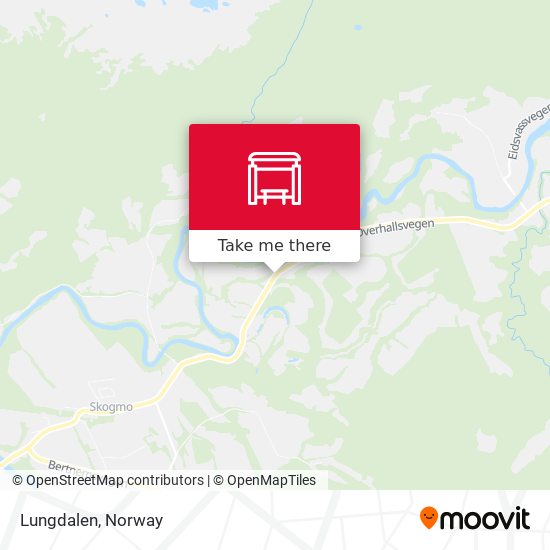 Lungdalen map