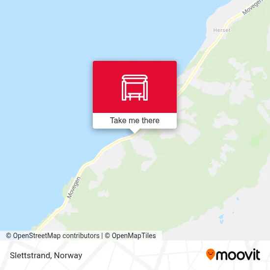 Slettstrand map
