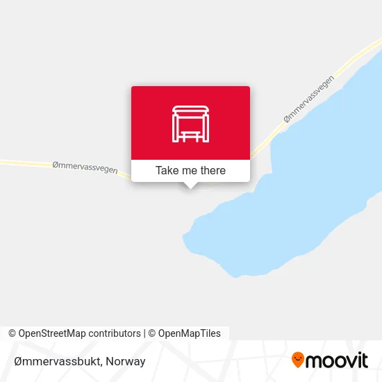 Ømmervassbukt map