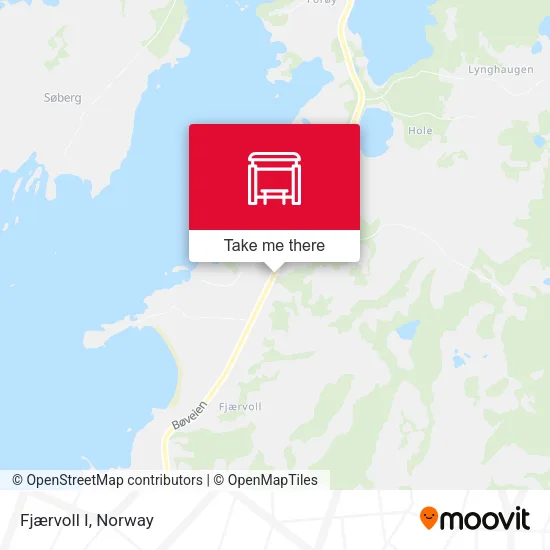 Fjærvoll I map