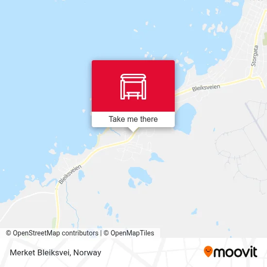 Merket Bleiksvei map