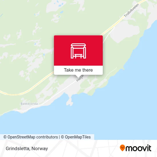 Grindsletta map
