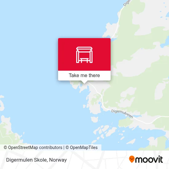 Digermulen Skole map