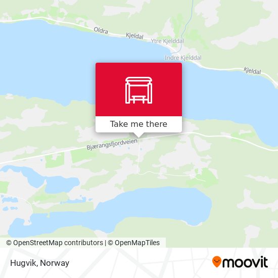 Hugvik map