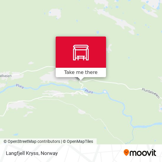 Langfjell Kryss map