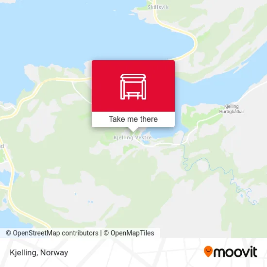 Kjelling map