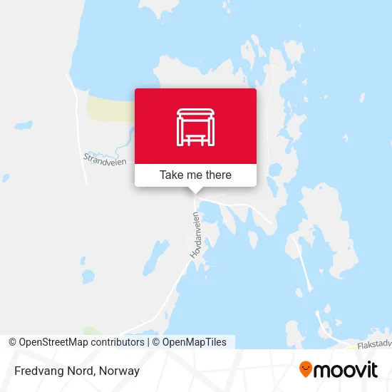 Fredvang Nord map