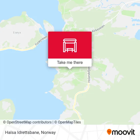 Halsa Idrettsbane map