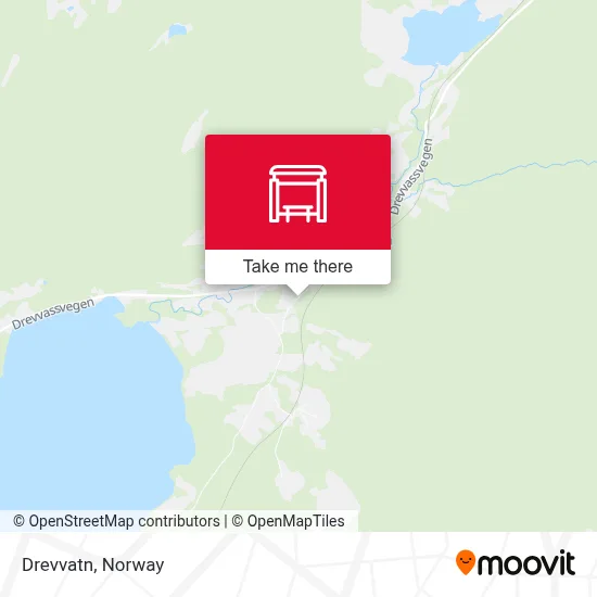 Drevvatn map