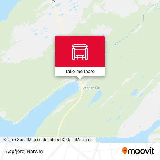 Aspfjord map