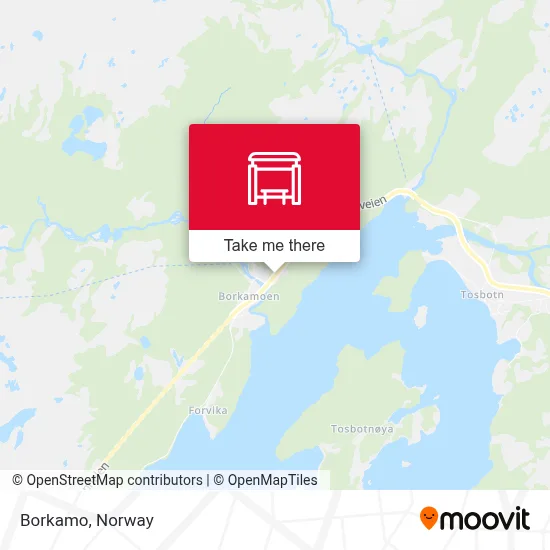 Borkamo map