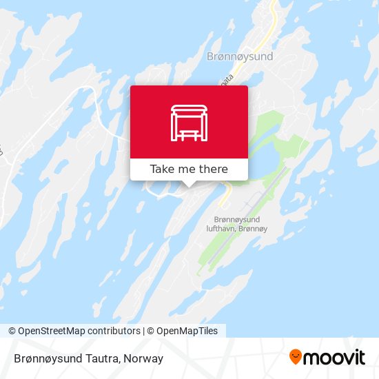 Brønnøysund Tautra map