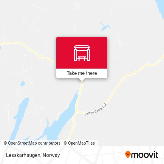 Lesskarhaugen map