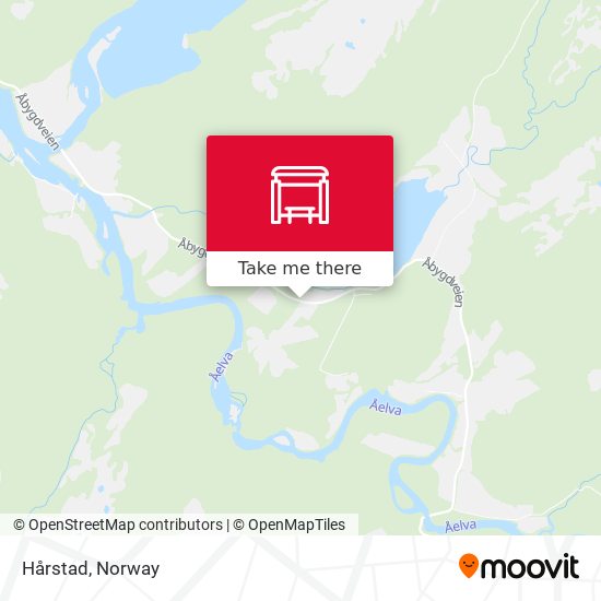 Hårstad map