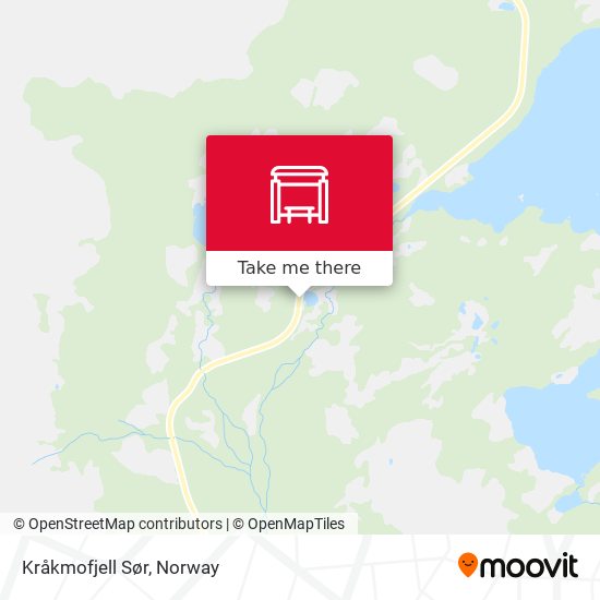 Kråkmofjell Sør map
