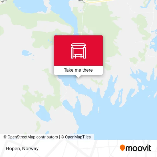 Hopen map