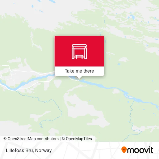 Lillefoss Bru map