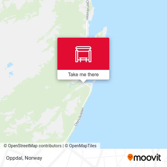 Oppdal map