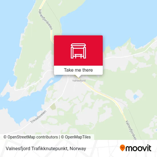 Valnesfjord Trafikknutepunkt map