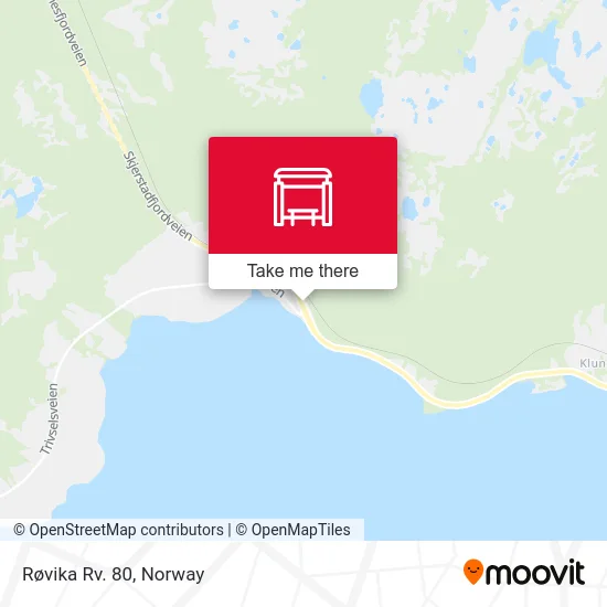 Røvika Rv. 80 map