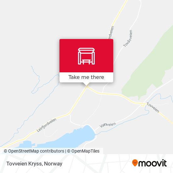 Tovveien Kryss map